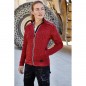 Easy-care knitted fleece jacket