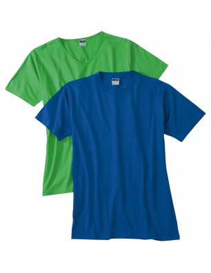 Waisted V-neck T-shirt