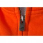 Zipped hooded sweat jacket