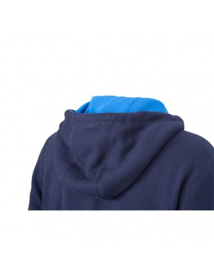 Zipped hooded sweat jacket