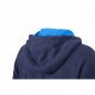 Zipped hooded sweat jacket