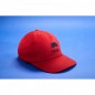 Promo cap with flap-lamination in front panel