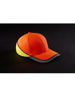 Functional 6 panel cap in loud neon colours