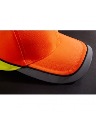 Functional 6 panel cap in loud neon colours