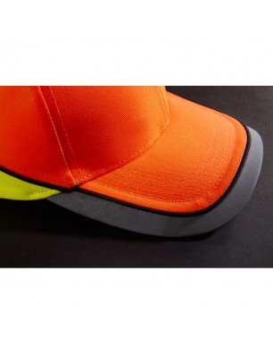 Functional 6 panel cap in loud neon colours