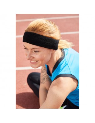 Terry headband for sports and leisure activities