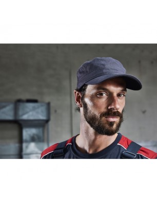 Trendy cap in military style made of durable cotton fabric