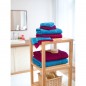 Bath towel in discreet design