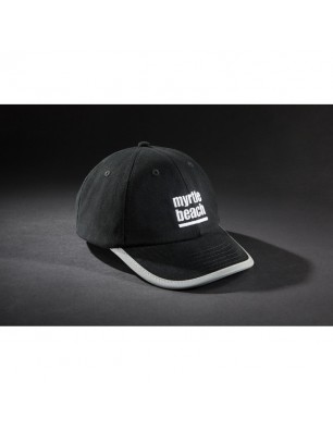 Original 6 panel cap with reflective border around the peak