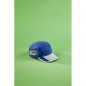 Extremely light functional 5 panel cap made of soft microfibre