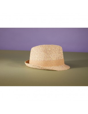 Hat in fresh melange summer colours