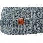 Melange beanie with brim