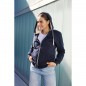 Hooded jacket made of organic cotton with soft Sherpa-lining