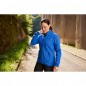 Fleece jacket with inside in contrasting colour