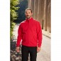 Fleece jacket with inside in contrasting colour