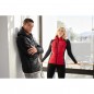 Sporty hooded jacket in attractive mixed materials