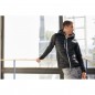 Sporty hooded jacket in attractive mixed materials