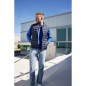 Padded vest with stand-up collar for promotion and life style