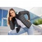 Padded jacket with stand-up collar for promotion and life style