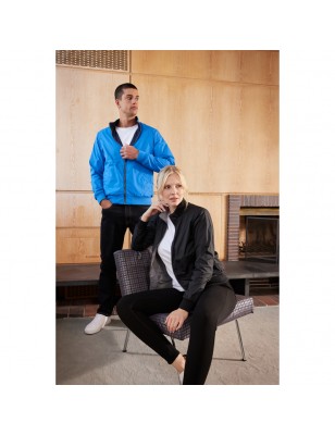 Reversible blouson for business, promotion and life style