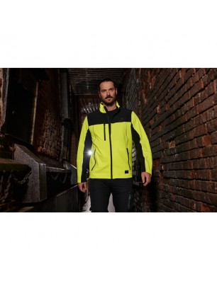 Softshell jacket in signal colour