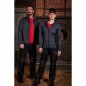 Comfortable, elastic stretch fleece jacket in casual look for work, sport and life style