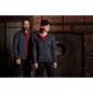 Comfortable, elastic stretch fleece jacket in casual look for work, sport and life style