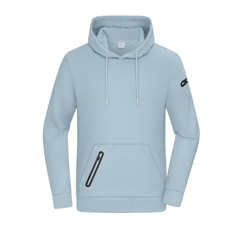 Stylish hoody in technical look