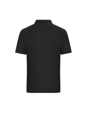 Unisex poloshirt with contrasting insert