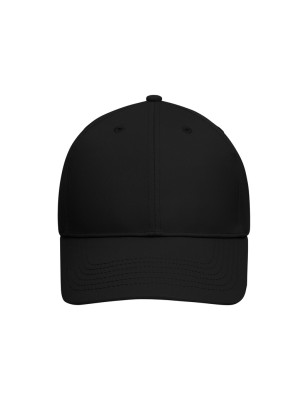 6 panel cap with unbrushed surface