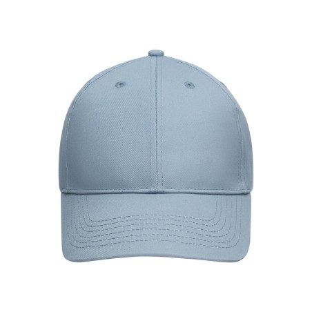 6 panel cap with unbrushed surface