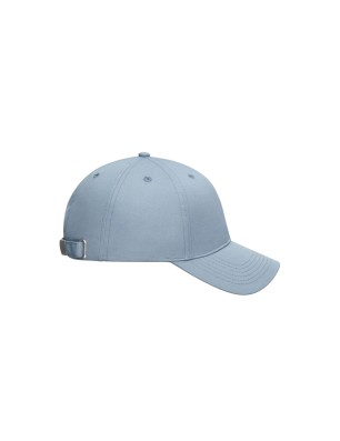 6 panel cap with unbrushed surface