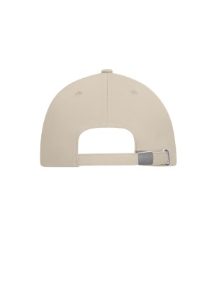 6 panel cap with unbrushed surface