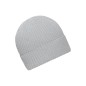 Coarse knit winter beanie with brim