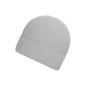 Coarse knit winter beanie with brim