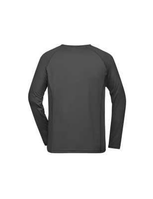 Long-sleeved functional T-shirt made of recycled polyester for