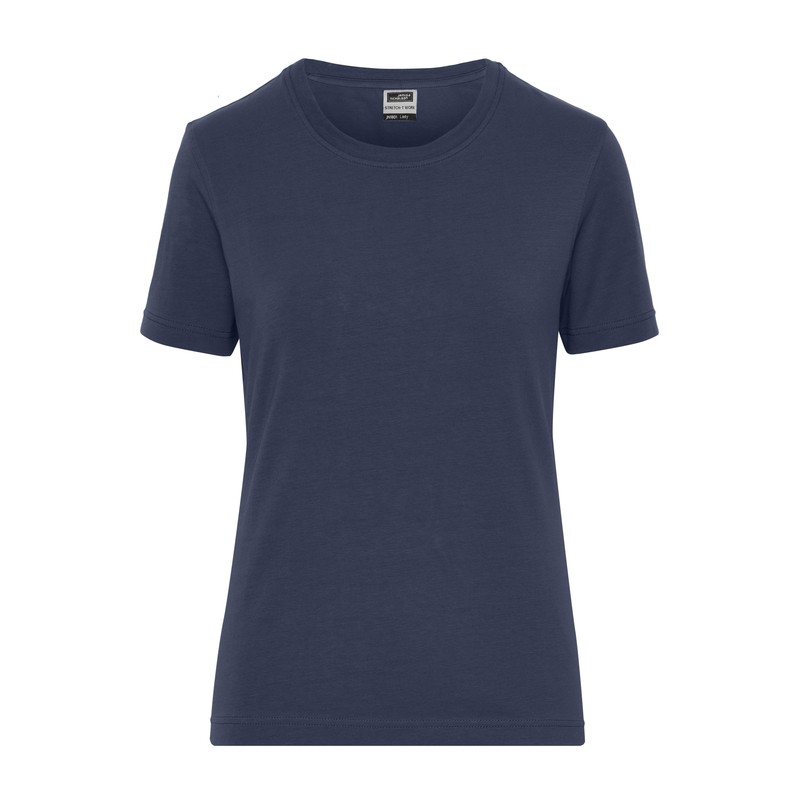 T-shirt made of soft elastic single jersey