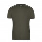 Hard-wearing and easy-care T-shirt with contrasting piping