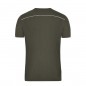 Hard-wearing and easy-care T-shirt with contrasting piping