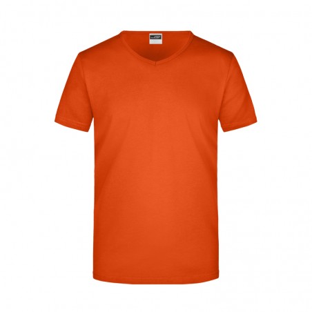 Waisted V-neck T-shirt