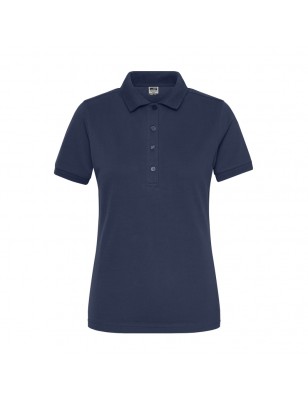 Polo shirt made of soft elastic piqué