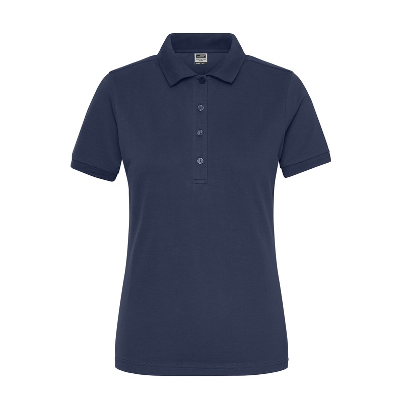 Polo shirt made of soft elastic piqué