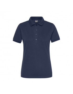 Polo shirt made of soft elastic piqué