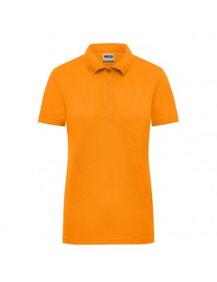 Durable, easy care polo shirt in signal colours