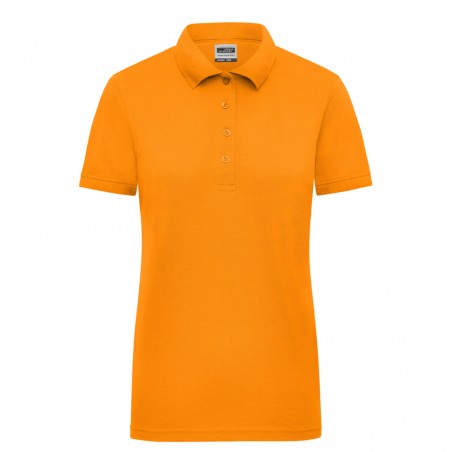 Durable, easy care polo shirt in signal colours