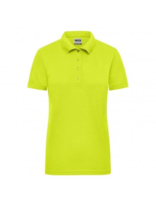 Durable, easy care polo shirt in signal colours