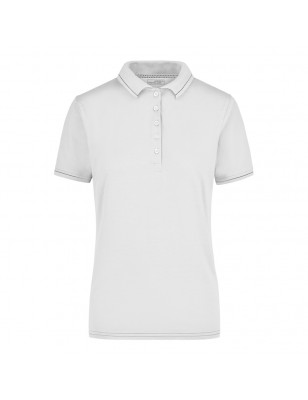 High-quality polo shirt with contrasting stripes