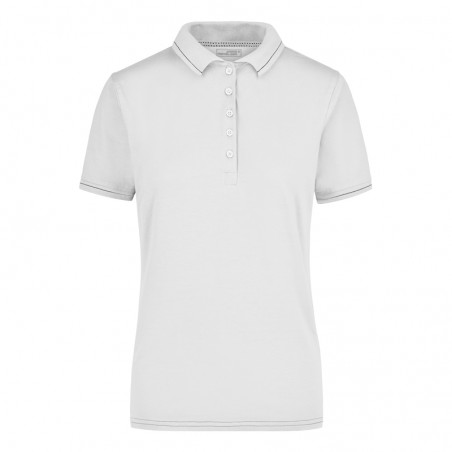 High-quality polo shirt with contrasting stripes