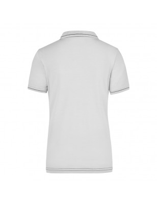 High-quality polo shirt with contrasting stripes