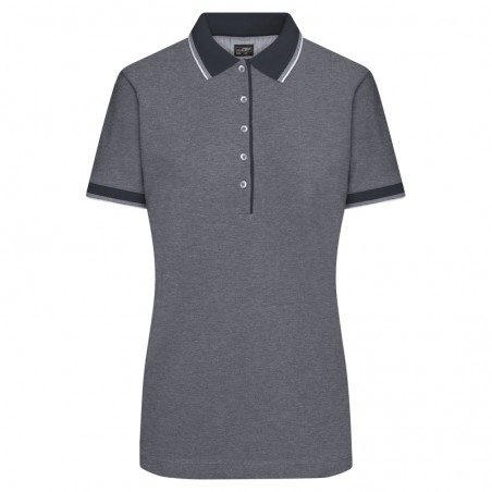 Polo shirt in trendy bicolour look